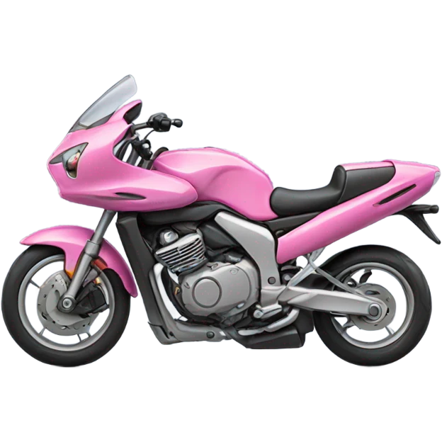 Pink motobike  emoji