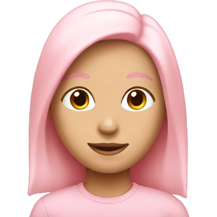 light pink emoji