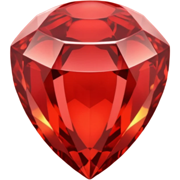 red magical stone emoji