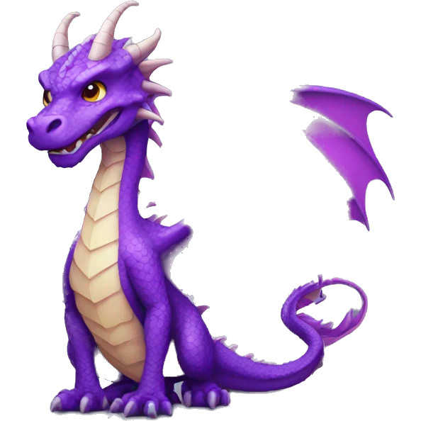 purple dragon emoji