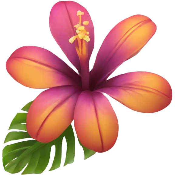 Tropical flower emoji
