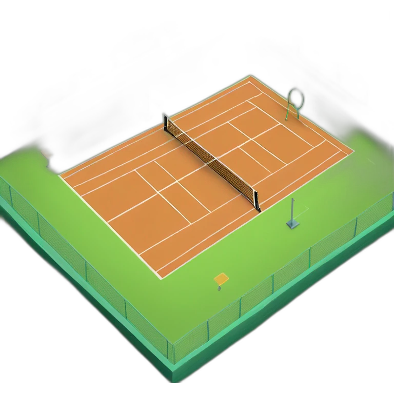 tennis court emoji