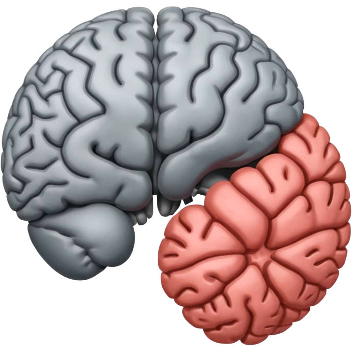 left and right hemispheres of brain emoji