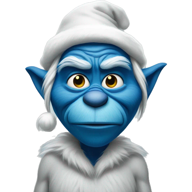 blue grinch emoji