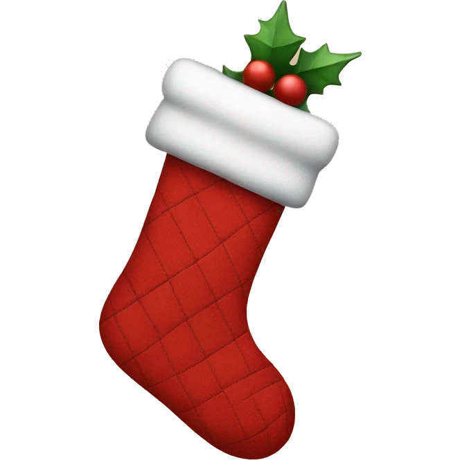 christmas stocking emoji