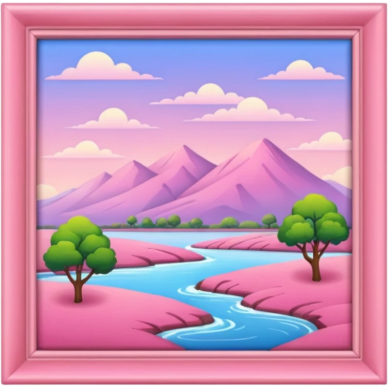 pink framed picture emoji