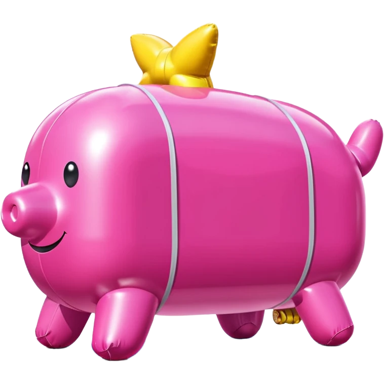   jeff koons style inflatable SPAM sculpture landscape  emoji