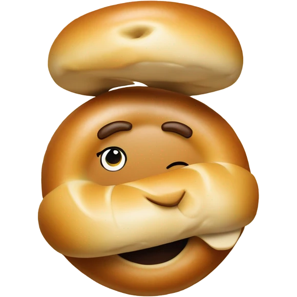 Bagel man stealing vibes  emoji