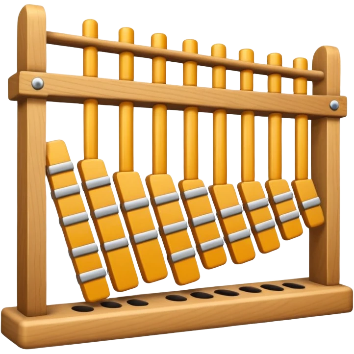 wooden glockenspiel instrument emoji