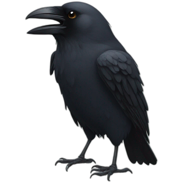 Crow emoji