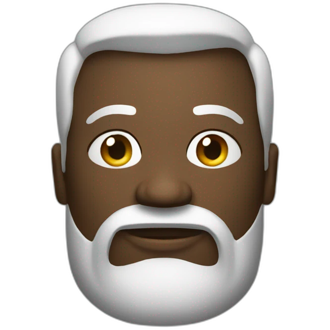 White Mister T emoji