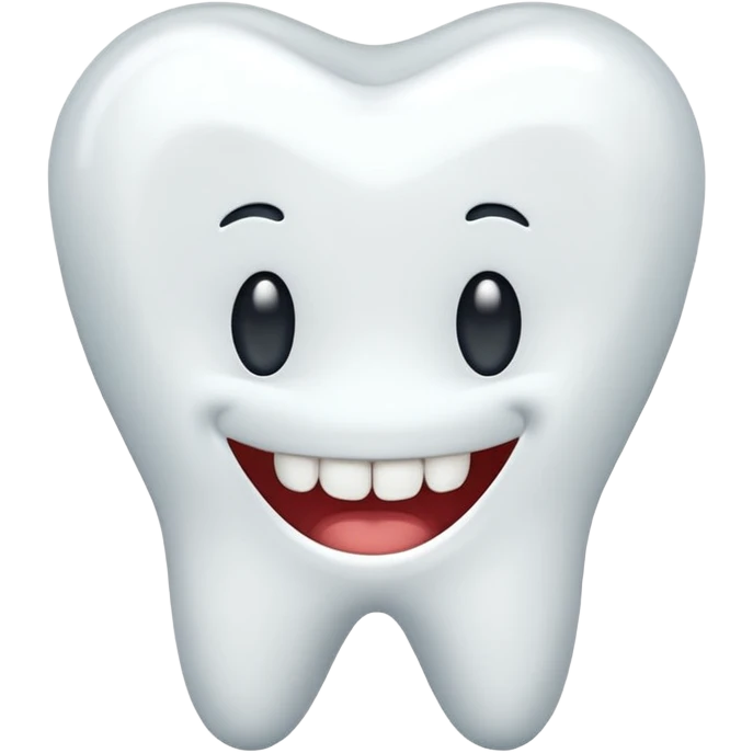 Diente haciendo gesto de cuánto? emoji