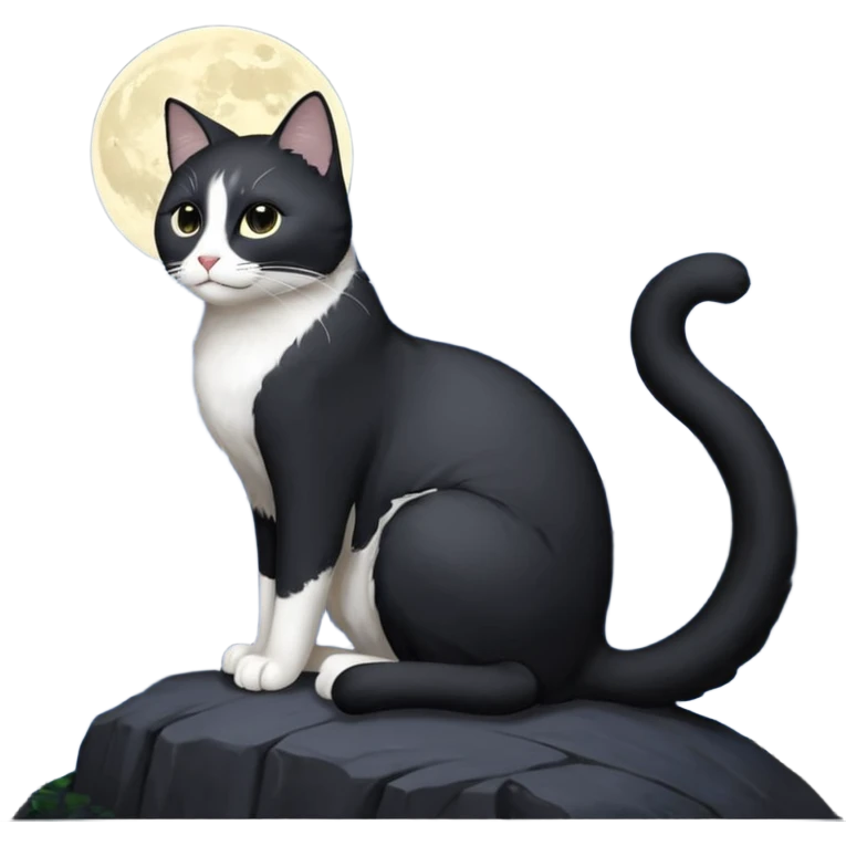 一个玩电吉他的暗夜精灵小猫 emoji