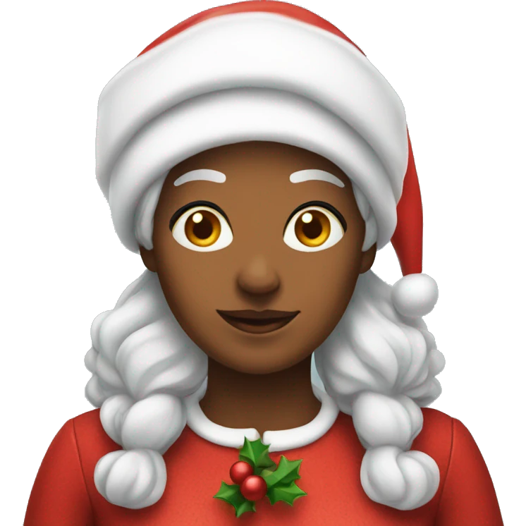 Christmas Mrs clause  emoji