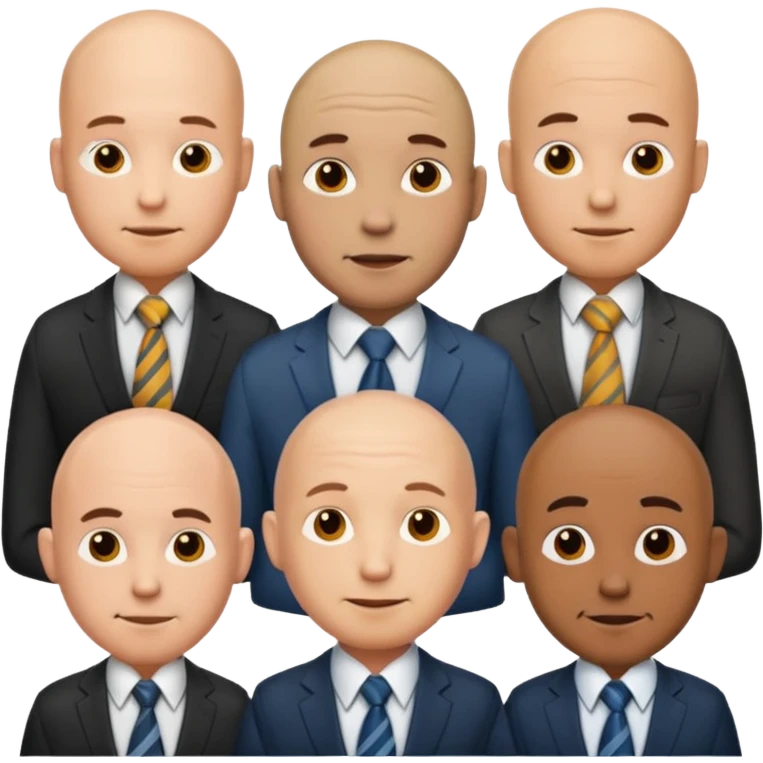 bald-men-with-ties emoji