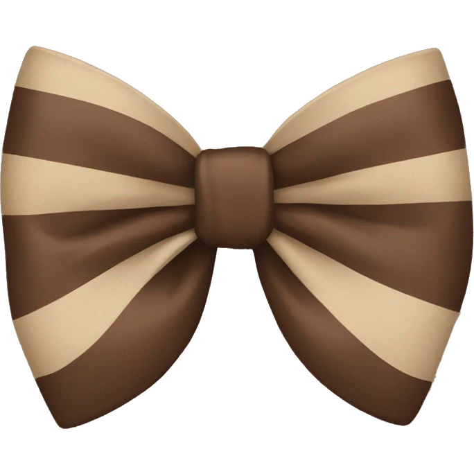 brown bow emoji