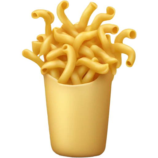 single macaroni noodle emoji