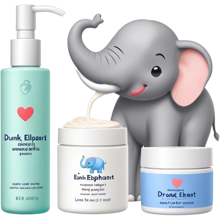drunk elephant skincare emoji