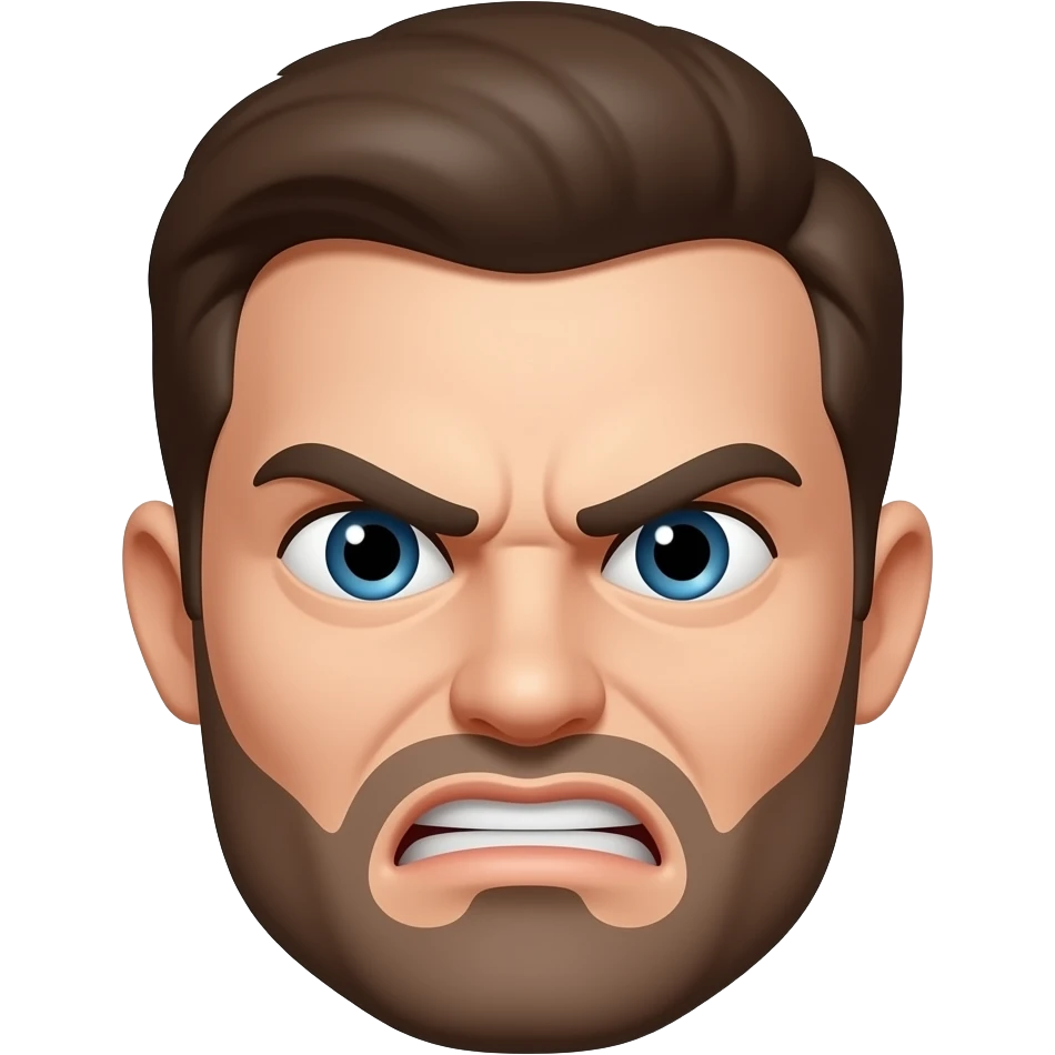 Raiva de divertida mente emoji