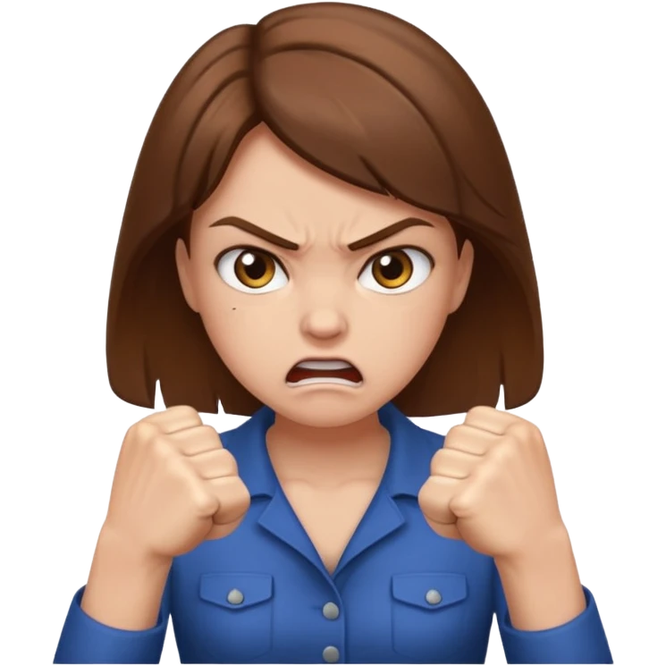 I'm very ungry female emoji