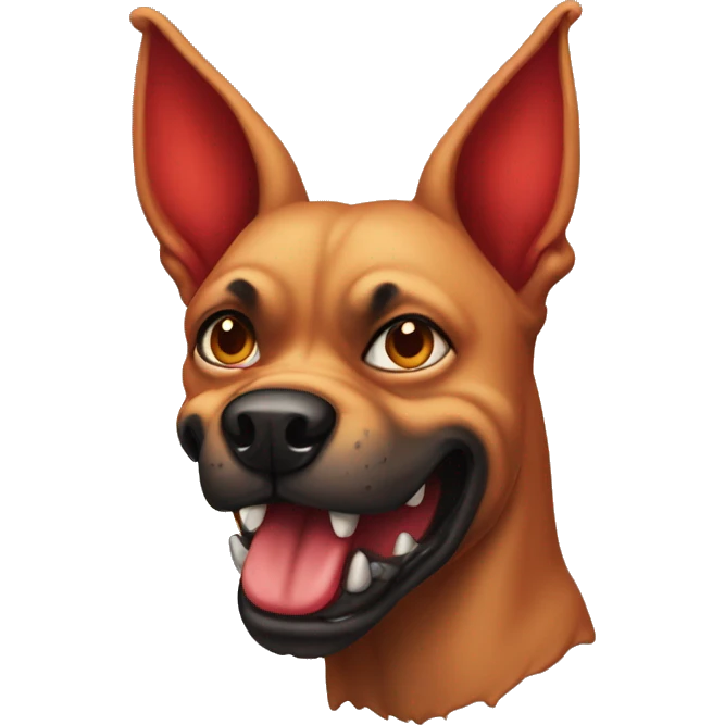 devil dog emoji