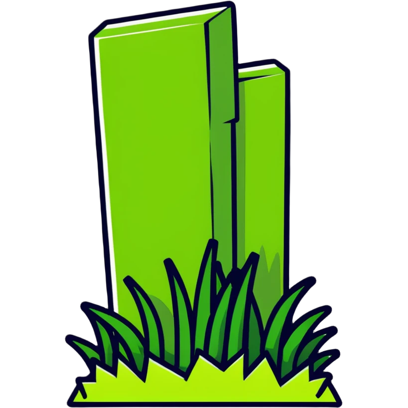 Minecraft grass block emoji