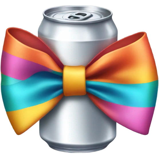 Soda with bow  emoji