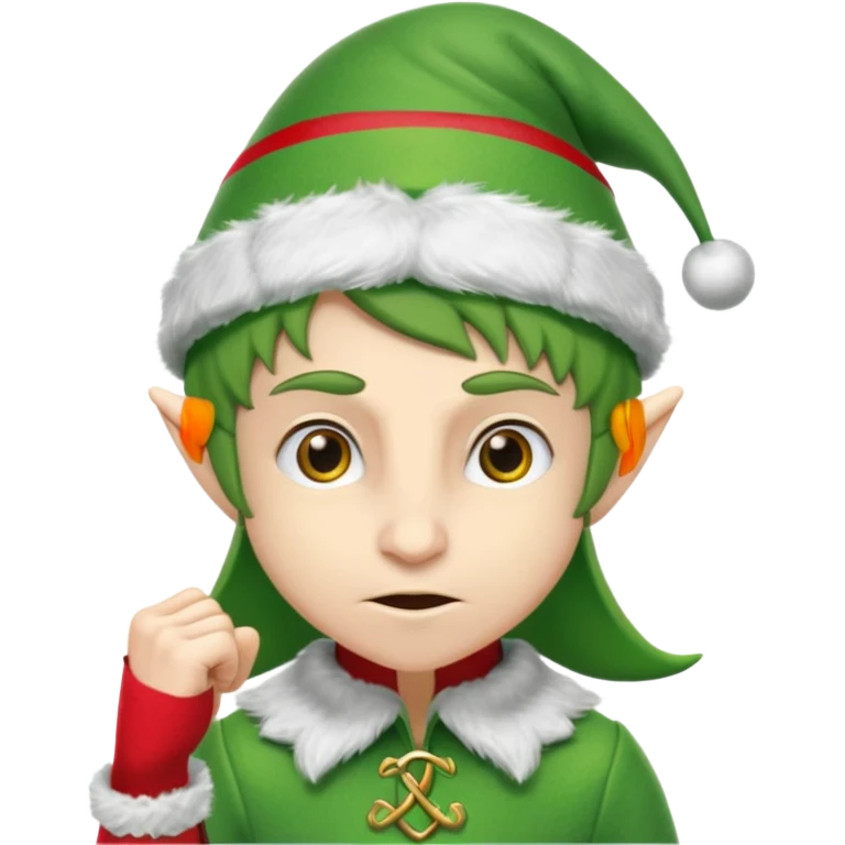 create christmas elve emoji who is fighting against financial crime emoji