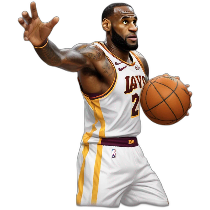 LeBron jams emoji