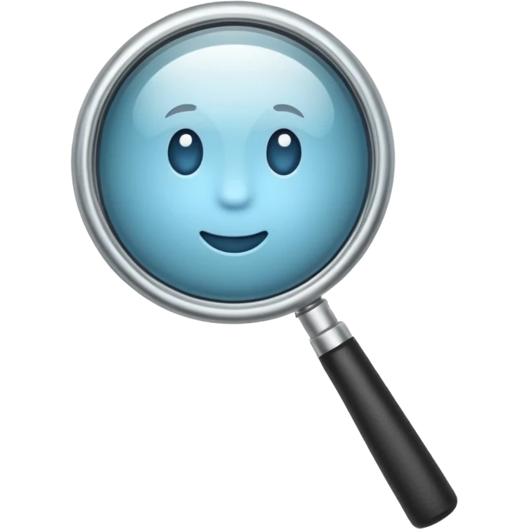 magnifying glass emoji