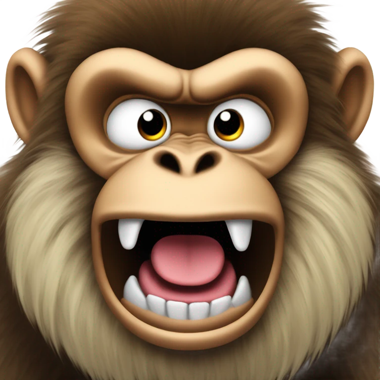 angry monkey emoji