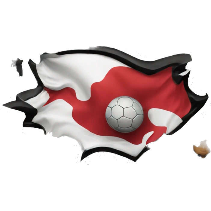 Blason d’une équipe de football , représentant l’akatsuki emoji