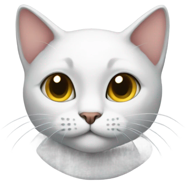 Cat wearing a Tamika emoji