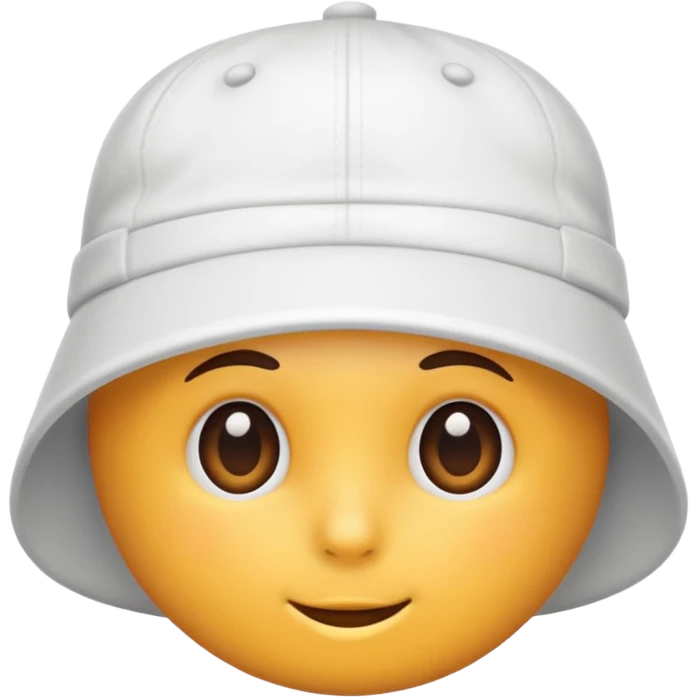 white cap emoji