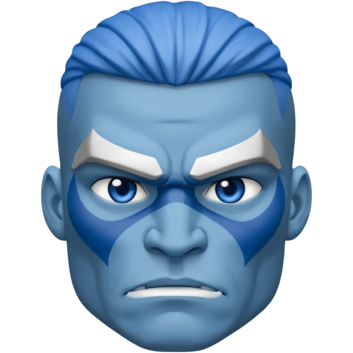 Blue warrior. emoji