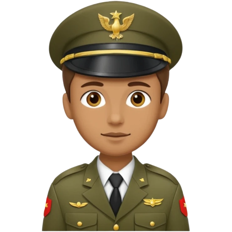 Soldaten in uniform der salotiert und den Buchstaben S.A.S auf der Mütze und Uniform emoji