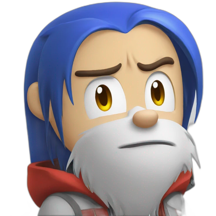 Sonic tired emoji