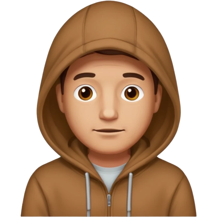 Dad wearing a hoodie  emoji