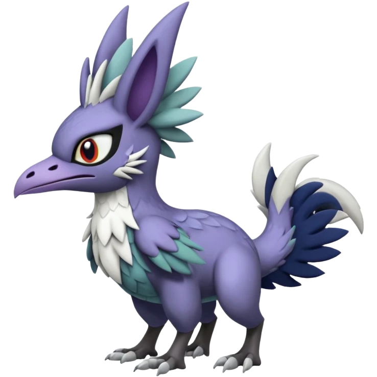 Noibat-Silvally-Fakémon-hybrid-creature (full body)  emoji