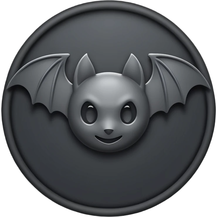 Make a emoji of bat logo pro level  emoji