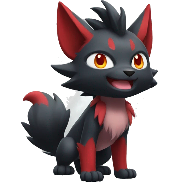 Litten-Zoroark full body emoji