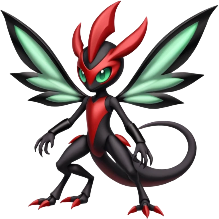Meloetta-Darkrai-Scizor-Pokémon-Fakémon-fusion-hybrid-creature emoji