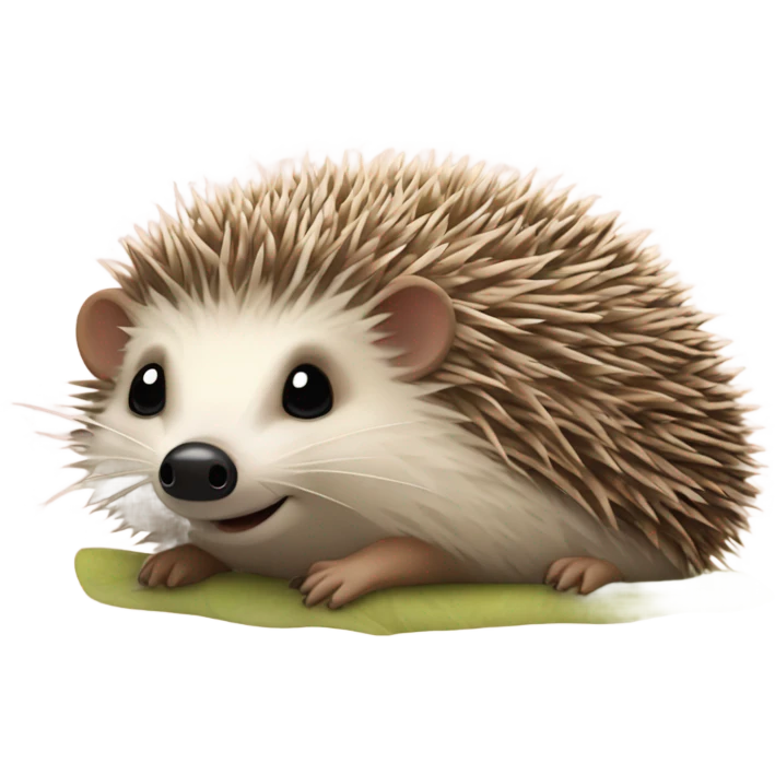 Hedgehogs love  emoji