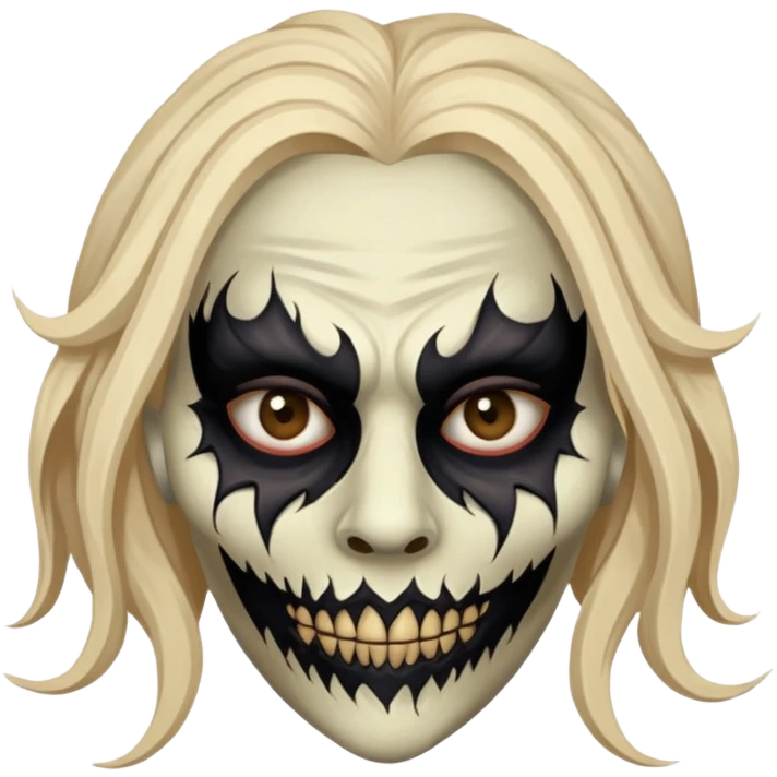 horror masked woman emoji