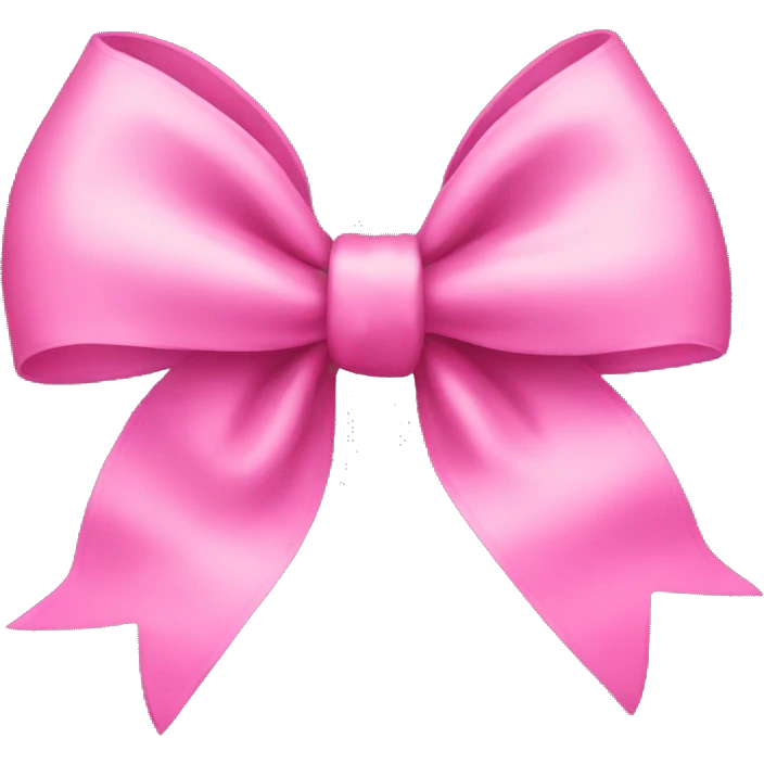 Pink bow emoji