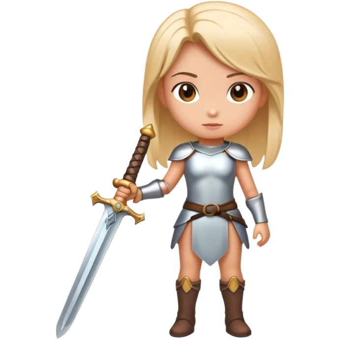 Girl with a dick sword  emoji