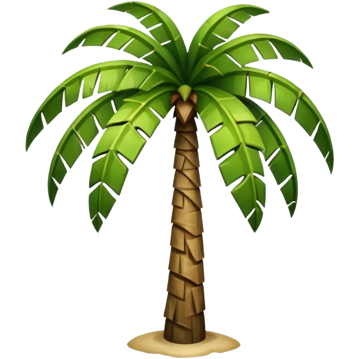 chopped palm tree emoji