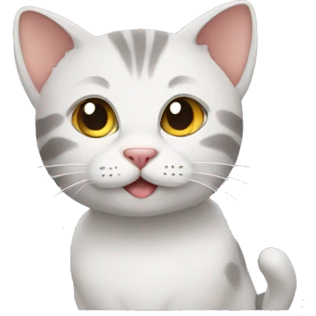 cat is working emoji