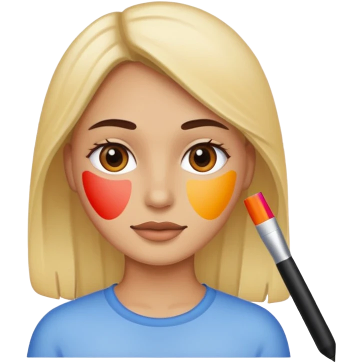 face with color picker emoji