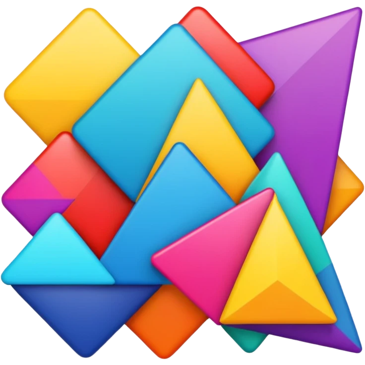 Shapes and colors emoji